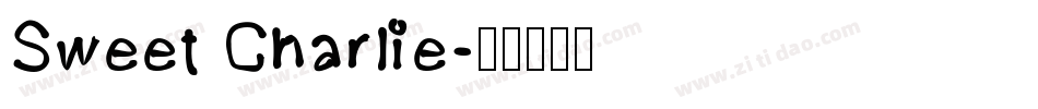 Sweet Charlie字体转换